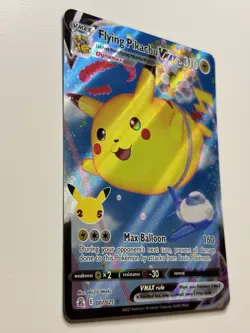 2021 Pokemon SWSH Celebrations Flying Pikachu VM #007/025 - Image 2