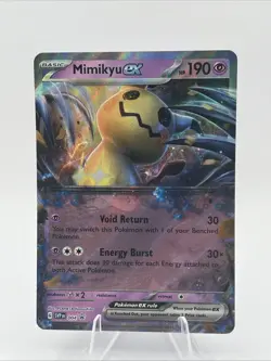 Pokemon TCG Mimikyu EX #004 Promo Scarlet & Violet 2023 NM Black Star Promo - Image 1
