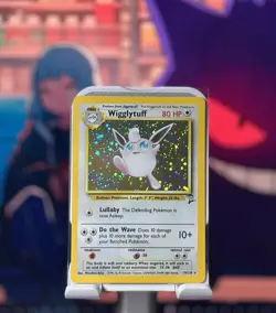 🎀Pokemon TCG | Wigglytuff | 19/130 | Base Set 2 | Holo | Vintage WOTC | NM🎀 - Image 2