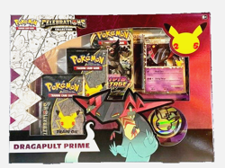 2021 Pokemon TCG Celebrations Dragapult Prime Collection Factory Sealed BOX - Image 1