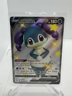 Indeedee V SV114/SV122 Shining Fates Shiny Holo Ultra Rare Full Art - Pokemon NM - Image 1