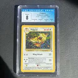 Pidgeot 8/64 Jungle Set CGC Grade 8 NM / M Near Mint Holo Rare Pokemon TCG - Image 1