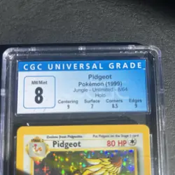 Pidgeot 8/64 Jungle Set CGC Grade 8 NM / M Near Mint Holo Rare Pokemon TCG - Image 3