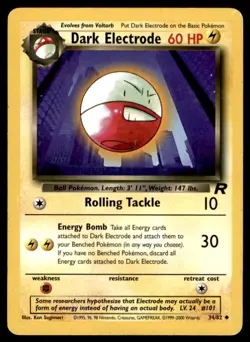 Pokemon WOTC Team Rocket 2000 Dark Electrode No. 34 - Image 1
