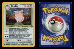 Clefable 1/64 Holo - MP - Jungle, WOTC Pokemon Vintage 1999 - Image 3