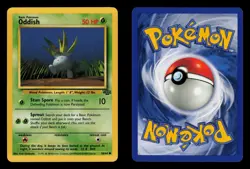 Oddish 58/64 - NM - Jungle, WOTC Pokemon Vintage 1999 - Image 3