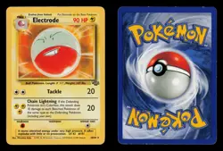 Electrode 18/64 - LP - Jungle, WOTC Pokemon Vintage 1999 - Image 3