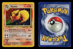 Flareon 3/64 Holo - MP - Jungle, WOTC Pokemon Vintage 1999 - Image 3