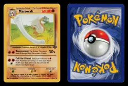 Marowak 39/64 - LP - Jungle, WOTC Pokemon Vintage 1999 - Image 3