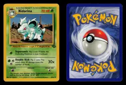 Nidorina 40/64 - LP - Jungle, WOTC Pokemon Vintage 1999 - Image 3