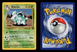 Nidorina 40/64 - NM - Jungle, WOTC Pokemon Vintage 1999 - Image 3