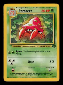 Parasect 41/64 - LP - Jungle, WOTC Pokemon Vintage 1999 - Image 1