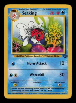 Seaking 46/64 - LP - Jungle, WOTC Pokemon Vintage 1999 - Image 1