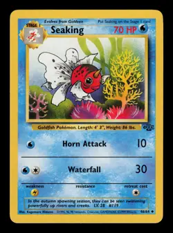 Seaking 46/64 - LP - Jungle, WOTC Pokemon Vintage 1999 - Image 1