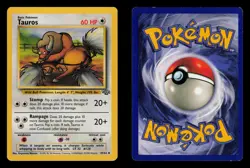 Tauros 47/64 - LP - Jungle, WOTC Pokemon Vintage 1999 - Image 3