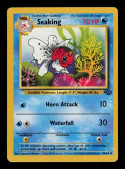 Seaking 46/64 - LP - Jungle, WOTC Pokemon Vintage 1999 - Image 1