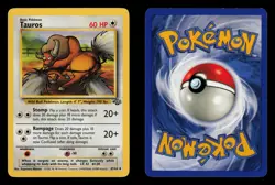 Tauros 47/64 - LP - Jungle, WOTC Pokemon Vintage 1999 - Image 3