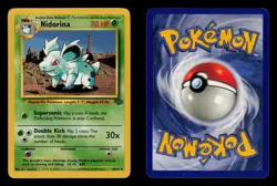 Nidorina 40/64 - LP - Jungle, WOTC Pokemon Vintage 1999 - Image 3
