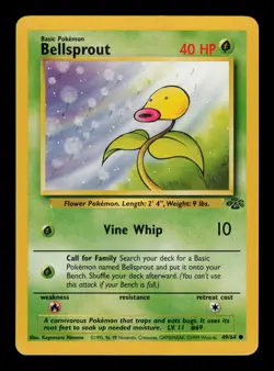 Bellsprout 49/64 - LP - Jungle, WOTC Pokemon Vintage 1999 - Image 1