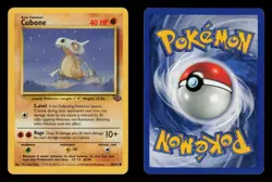 Cubone 50/64 - LP - Jungle, WOTC Pokemon Vintage 1999 - Image 3