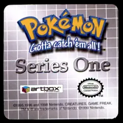 Artbox Pokemon Action Flipz Series One (1999) #98 Krabby / #99 Kingler No. 43 - Image 2