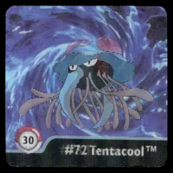 Artbox Pokemon Action Flipz Series One (1999) 72 Tentacool/73 Tentacruel No.30 - Image 1