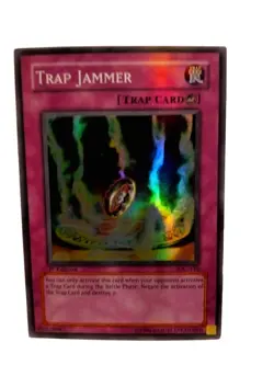 Yu-Gi-Oh! TCG Trap Jammer Invasion of Chaos IOC-110 1st Edition Super Rare New - Image 1