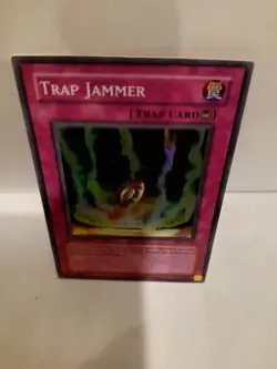 Yu-Gi-Oh! TCG Trap Jammer Invasion of Chaos IOC-110 1st Edition Super Rare New - Image 3