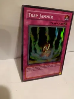 Yu-Gi-Oh! TCG Trap Jammer Invasion of Chaos IOC-110 1st Edition Super Rare New - Image 4
