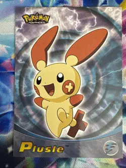 2003 Pokemon Topps Advanced- Plusle #63 Holo foil & Regular Cards - Image 4