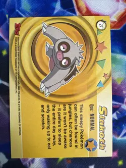 2003 TOPPS Pokemon Advanced- Slakoth #77 Holo Foil & Regular Cards - Image 3