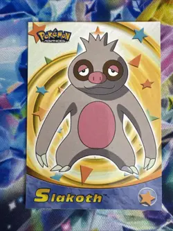 2003 TOPPS Pokemon Advanced- Slakoth #77 Holo Foil & Regular Cards - Image 4