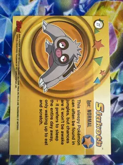 2003 TOPPS Pokemon Advanced- Slakoth #77 Holo Foil & Regular Cards - Image 5