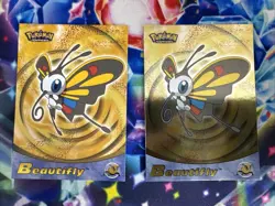 2003 Pokemon TOPPS Blue Logo Lot Of 2- Beautifly Holo & Regular Cards #18 - Image 1