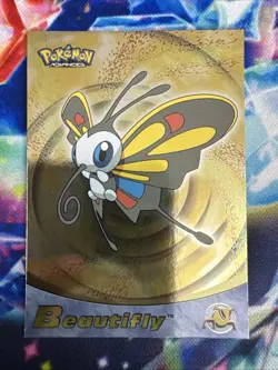 2003 Pokemon TOPPS Blue Logo Lot Of 2- Beautifly Holo & Regular Cards #18 - Image 3