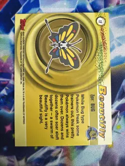 2003 Pokemon TOPPS Blue Logo Lot Of 2- Beautifly Holo & Regular Cards #18 - Image 5