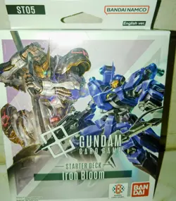 G1007 SEALED ENGLISH GUNDAM CARD GAME IRON BLOOM STARTER DECK ST05 ST-05 - Image 1