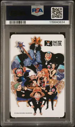 2015 ONE PIECE WANTED POSTER PLAYING CARDS Jinbe PSA 10 - Image 2