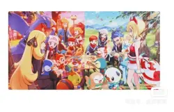 Pokemon trading card game official rubber play Mat Chinese exclusive Cynthia - Image 1