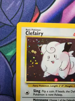 Clefairy 6/130 Base Set 2 Holo Rare Unlimited Pokemon Card TCG - NM - Image 2