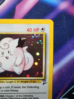 Clefairy 6/130 Base Set 2 Holo Rare Unlimited Pokemon Card TCG - NM - Image 3