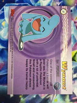 2003 Pokemon Topps Advanced- Wynaut #88 Holo Foil & Regular Cards - Image 5