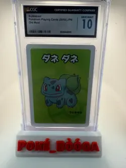 CGC GEM MINT 10 Bulbasaur Old Maid 2019 Japanese Pokemon Card - Image 1