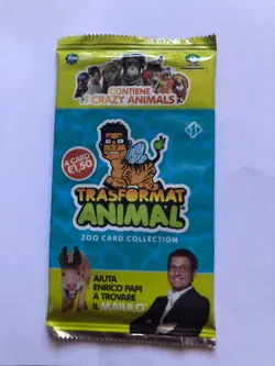 TRASFORMAT ANIMAL ZOO CARD COLLECTION CARDS BUSTINA SEALED PACK NEW - Image 1