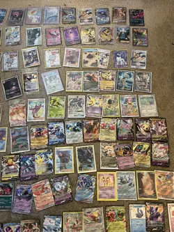 Pokemon TCG Card Collection around 200 cards with EX and Full Art Rares - Image 1