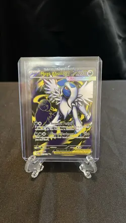 Pokemon Mega Absol ex 161/132 Full Art Ultra Pokemon Card - Image 1