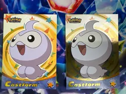 2003 Pokemon Topps Advanced Lot Of 2- #24 CASTFORM Holo Foil & Regular Cards - Image 1
