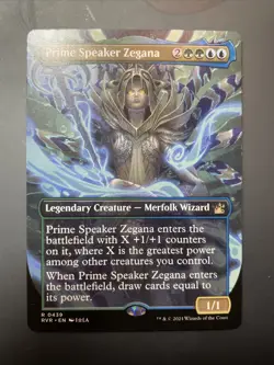 Prime Speaker Zegana (Anime Borderless) Ravnica Remastered Regular - Image 1