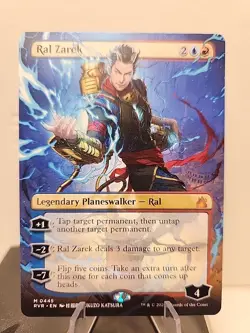 Ral Zarek (Anime Borderless) Ravnica Remastered Regular - Image 1