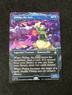Fblthp the Lost Anime Borderless Ravnica Remastered Regular Mtg 420 Rvr Magic NM - Image 1